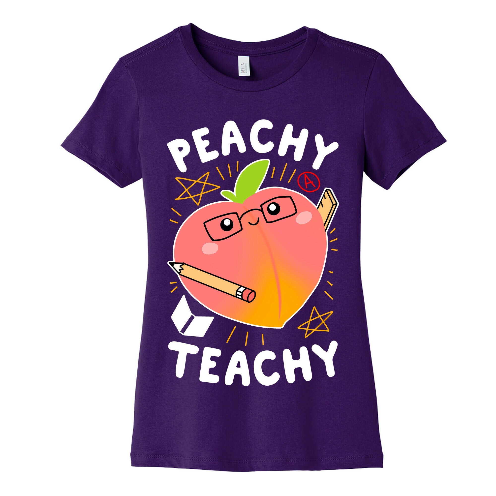 Peachy Teachy Women's Cotton Tee